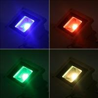 MVPower® 2 St. 10W RGB LED Strahler Wasserdicht IP65 In- und Outdoor Grau Gehäuse mit Fernbedienung Memory Funktion Farbwechsel LED-Fluter Scheinwerfer Außenbeleuchtung - 9