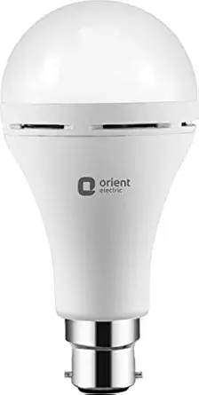 Orient Electric 9Watts Inverter Emergency LED Light Bulb - 6500K, Base B22 (Cool Day White)
