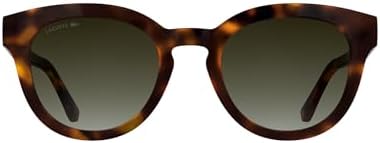 Lacoste Women's Sunglasses L6070S - Havana with Gradient Khaki Lens