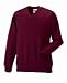 Jerzees kids V-neck sweat in burgundy age 3-4