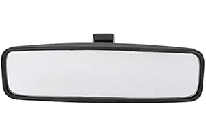 Asixxsix Rétroviseur Universel Intérieur en ABS + Verre, Haute Dureté, Facile à Installer, Compatible Avec 107 C1 1