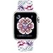 Price comparison product image YOUKEX Sport Flower Band Compatible with Apple Watch 38mm 40mm 42mm 44mm,Soft Printed Strap Replacement Wristbands Compatible with iwatch Sport Series 4 Series 3 Series 2 Series 1(38/40mm M/L-4)