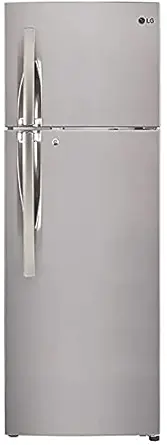 LG 308 L 3 Star Frost Free Inverter Double Door Refrigerator(GL-T322RPZX, Shiny Steel, Convertible)
