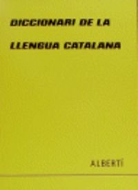 Diccionari De La Llengua Catalana Alberti