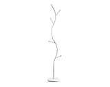 Versa 18790111 - Perchero de metal y madera, 185 x 32 x 32 cm, color blanco