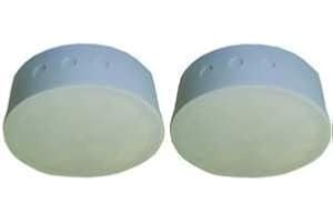 Protec.class Baldachin weiß ca. 80mm Durchmesser (3 Stück Baldachin), 051086