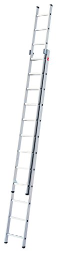 Hailo 7212-001 Schiebeleiter ProfiStep duo, 2x12 Sprossen