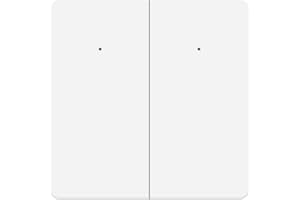 YAGUSMART Matter over WiFi Smart Light Switch, Smart Push Button Switches for Lights, Work with Homekit Google Home App, Require Neutral Wire (2 Gang)
