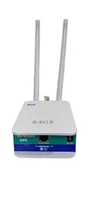 Hanutech 4G WiFi Router WiFi 4G Dongle Device,Support DVR, NVR, WiFi Camera Mobile Hotspot WAN & LAN Port 5Dbi Dual External Antennas Gateway with Sim Card Slot (Call & BSNL Not Supported)