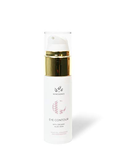 Benessence - Crema de contorno de ojos orgánico con aloe vera (1 x 30 ml)