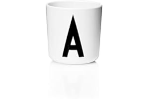 Design Letters Bicchiere Bambino (A-Z) | Bicchiere Neonato 6+ Mesi | Perfetto Regali Bambini | Sippy Cup Senza BPS/BPS | Tazze Colazione Per Bambini | Tazza Bambini Adatto al Microonde | 175 Ml