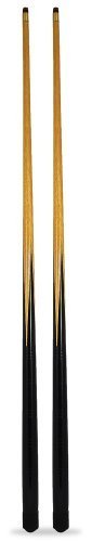2 x 36 inch pool / snooker cues + 4 chalk ;ideal 1st cue for child or for tight spots around home tables by IQ Pool
