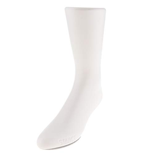 Preisvergleich Produktbild perfk Fuß Schaufensterpuppe Modell Schuhspanner Ankleidepuppe Socke Söckchen Fußring Fußspange Display Fußmodell Männer -Weiß