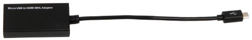 AVANTO Adapter MHL Kabel / Stecker an High Speed HDMI Buchse + USB micro-B Buchse für Samsung | HTC | Sony | LG - 7