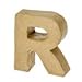 Produktbild EFCO - PappArt Buchstabe - R - Höhe ca. 5 cm Breit 4,6 cm Tiefe ca. 2 cm