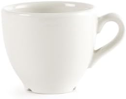 Churchill Plain Whiteware Espresso Cups 85ml 85ml. White. Pack quantity: 24.