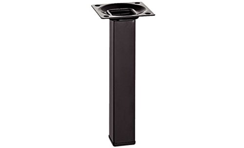 Preisvergleich Produktbild 4 Stück Möbelfuss Regula schwarz Länge 400 mm