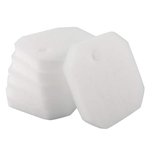 Sin Marca Estera de filtro Esponja de filtrado fino blanco de reemplazo para Eheim 2616225 Professional 2222/2324 y Experience 150/250/250T(6 piezas)
