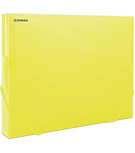 Produktbild von DONAU Dokumentenbox Heft-Box Eckspanner Gummi Kunststoff Transparent