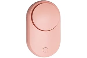 Cisixin Mini Ventola per Ciglia,Ventilatore per delle Ciglia Mini Ventole Portatili Elettriche Ricaricabili,Rosa