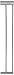 Hauck Extension Piece for Hauck Gates, 14 cm - Metallic