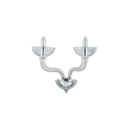 Preisvergleich Produktbild Wandleuchte CASANOVA AP2, 2-flammig, E14, transparent