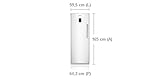 congelador vertical samsung blanco  Samsung RZ60FHSW Independiente Vertical 244L A+ Blanco - Congelador (Vertical, 244 L, SN-T, Sistema de descongelado, A+, Blanco)