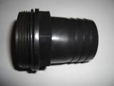 Preisvergleich Produktbild Schlauchtülle Schlauchverbinder 2" 2 Zoll Tülle Kunstoff PP