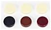 Colored Uria Stone Backgammon Game Discs - 30 Pc Set (Maroon &amp; Ivory)