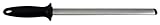 DinoK - Diamant Affûtage Acier, 26cm Ovale - Professionnel Fusil Tige de rodage Bâton Aiguiseur Couteau, Meilleur Choix de chefs pour des Couteaux de cuisine et de boucherie