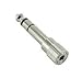 Produktbild Storite versilbert Kopfhörer-Adapter 6,35 mm (1/10,2 cm) Stecker zu 3,5 mm Buchse, Stereo Audio Jack Konverter-Stecker Pin