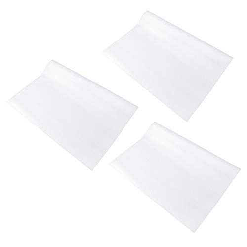 Preisvergleich Produktbild Nrpfell 3 Rollen DIY Waschbare Schublade Liner, Anti-Mehltau Antibakteriell Rutschfeste Wasserdichte Kuehlschrank Liner -Transparent