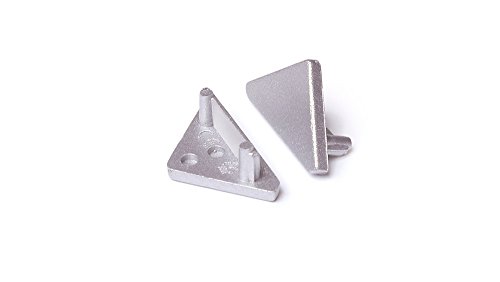 Preisvergleich Produktbild randlight® - Endkappe-T CABI-12, silberig RL#021592