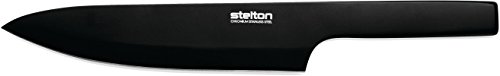 Stelton x-120-4 Pure Black Santoku Messer