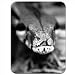 Produktbild Snake's Head Black & White Premium Mauspad mit weichem dickes Gummi Komfortablem