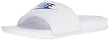 Material interno textil Nike Benassi Jdi, Chanclas Unisex Adulto, Blanco (White/Varsity Royal/White), 50 EU