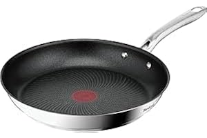 Tefal Infinite Stekpanna induktion 28 cm, stekpanna med non-stick-försegling, termisk signal vid perfekt stektemperatur, enke