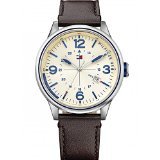 Tommy Hilfiger Herren-Armbanduhr Analog Quarz Leder 1791102