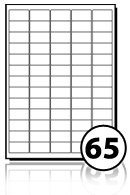 50 Sheets OFA Quality Matt White Mini Address Labels 38.1 x 21.2 mm, 65 per A4 sheet 50 A4 Sheets 3250 labels (L7651 Avery TM Compatible)