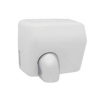 Clásico secador de manos - Acero inoxidable - color blanco metal - 2300 W - Automático - Carcasa robusta