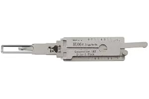 Original Lishi 2-i-1 HU66 SIP22 HON66 HU100R TOY48 lishi plockverktyg dörröppningsverktyg rostfritt stål (HU66)