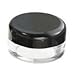 Teensery 25 Pcs Plastic Empty 5ml 5g Cosmetic Storage Containers Makeup Eyshadow Cream Nail Powder Container Pot Jars (black)