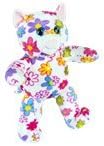 8" Build Stuff a Teddy Bear Cat Deluxe Party Kit with Passport and T-shirt