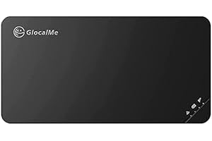 GlocalMe U3 4G Mobile WiFi Routeur Portable, Aucune Carte SIM nécessaire, connectez jusqu'à 10 appareils, créez Un réseau WLAN n'importe où, Appareil MiFi Déverrouillé avec 1 Go de Données Mondiales