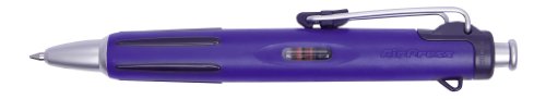 Tombow AirPress Pen - Bolígrafo de bola retráctil con trazo medio, negro - Bolígrafo azul Airpress