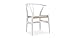 Produktbild Sessel Stuhl Replik CH24 Y-Chair Wishbone Hans Wegner Designer Vetrostyle weiss