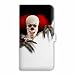 Produktbild Leather flip Case schale Wiko Sunset2 sunset 2 horror - Clown white