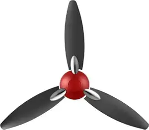 USHA  Ceiling fan (Model-Bloom Daffodil) GoodBye Dust 1250 mm ~50 Inch (Sparkle Red, Black, Pack of 1) BLDC Motor High Speed Decorative Fan for Home Office Bedroom, Anti Dust Modern Designer