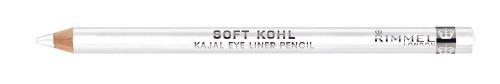 RIMMEL SOFT KOHL INTENSE AND SMOKEY KAJAL EYELINER PENCIL #071 PURE WHITE
