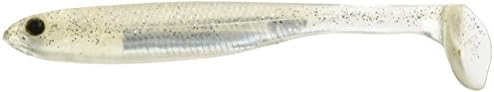 Fish Flash Arrow J Shad 5 Inch Soft Bait, Unisex, Flash J Shad 5 Zoll, white / silver, 125